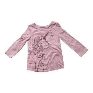 Toddler Girl Adaptive Long Sleeve Unicorn Tee 2T